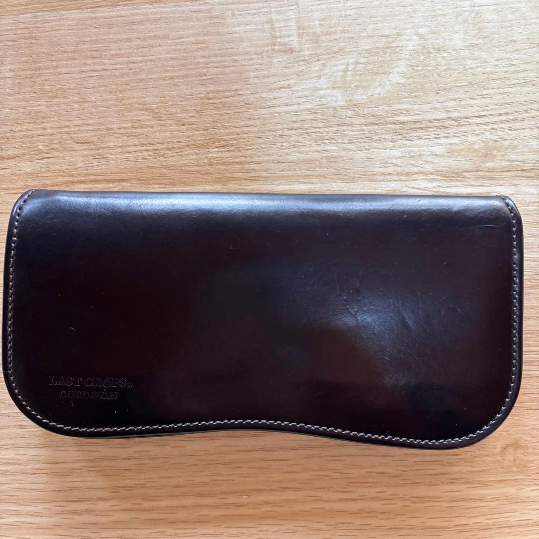 LAST CROPS コードバン長財布 楽天市場】ラストクロップス 二つ折長財布 コードバン ブラック NA品