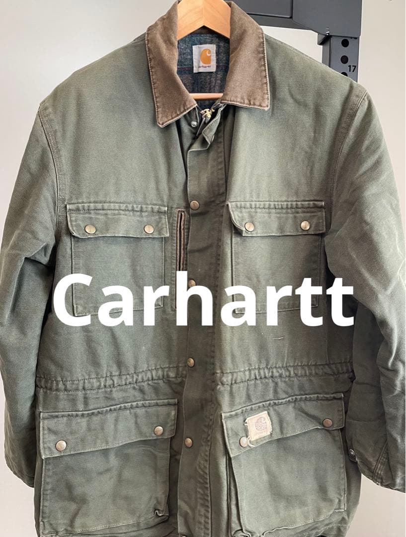 Carhartt カーハート ジャケット　PB1366 オリーブグリーン s-l400.jpg