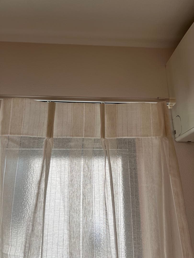 unico ウニコ カーテン ECLE(エクル) レースカーテン付き - メルカリ