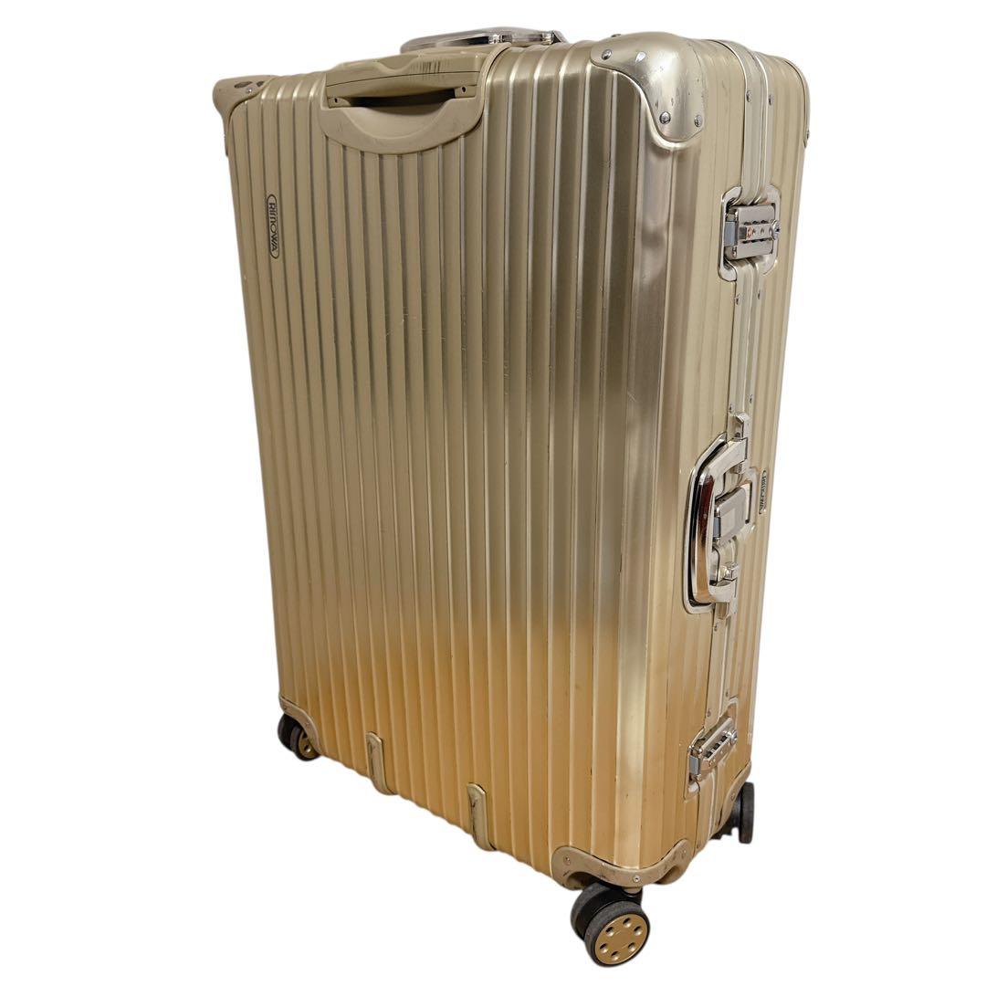 《極希少》リモワ TOPAS Titanium 77L GOLD TSA