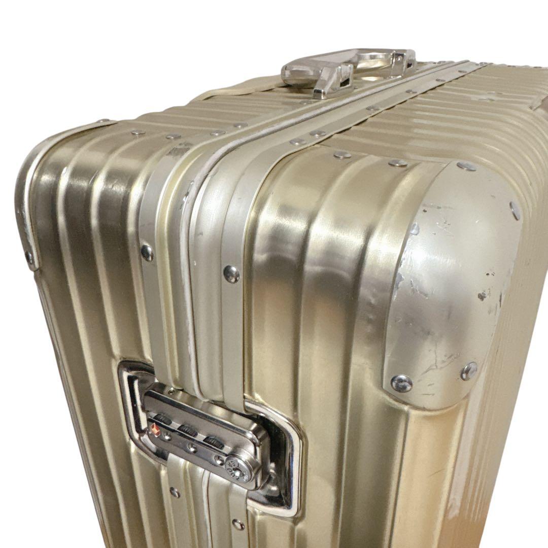 《極希少》リモワ TOPAS Titanium 77L GOLD TSA