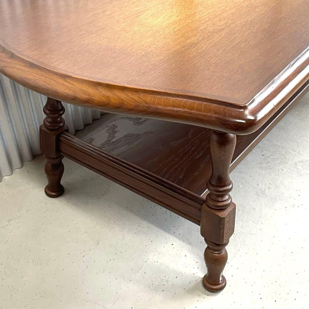 飛騨産業】キツツキ ローテーブル 幅122cm センターテーブル クラシック