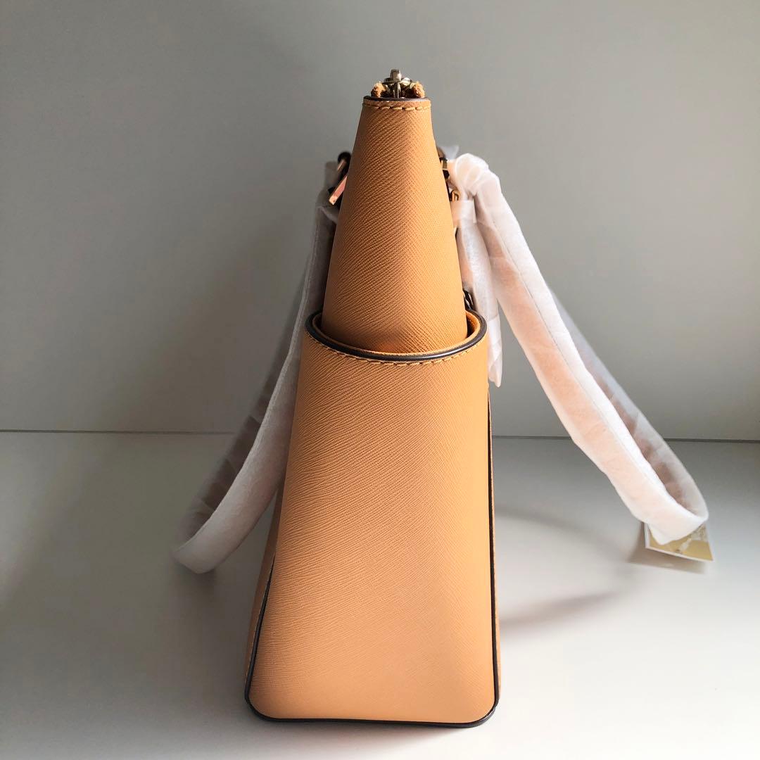 新品 MICHAEL KORS マイケルコース トートバッグ レザー オレンジ