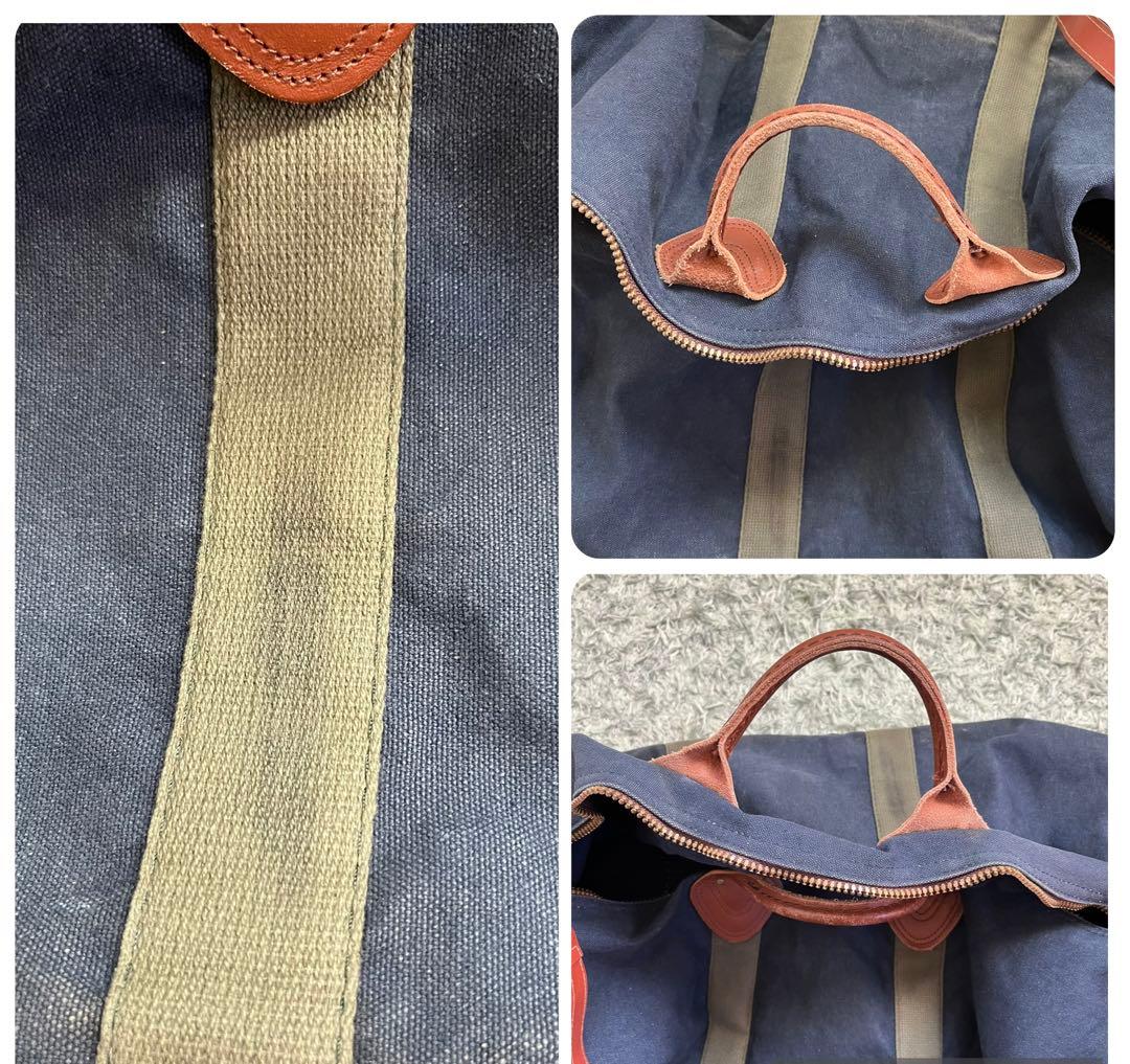 L.L.Bean ボストンバッグ ダッフルバッグ キャンバスダッフル ネイビー