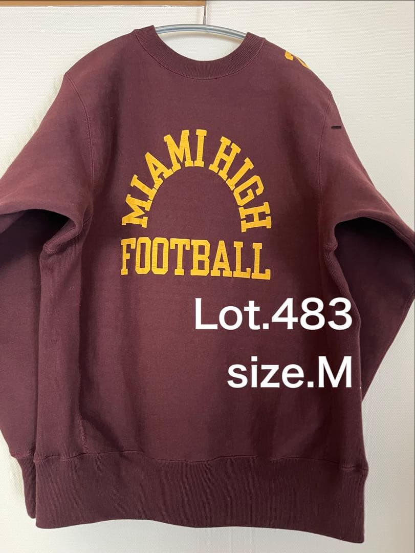 ウエアハウス　warehouse スウェット　リバースウィーブ　483 M WAREHOUSE（ウエアハウス） リバースタイプスウェット 483 NO.40