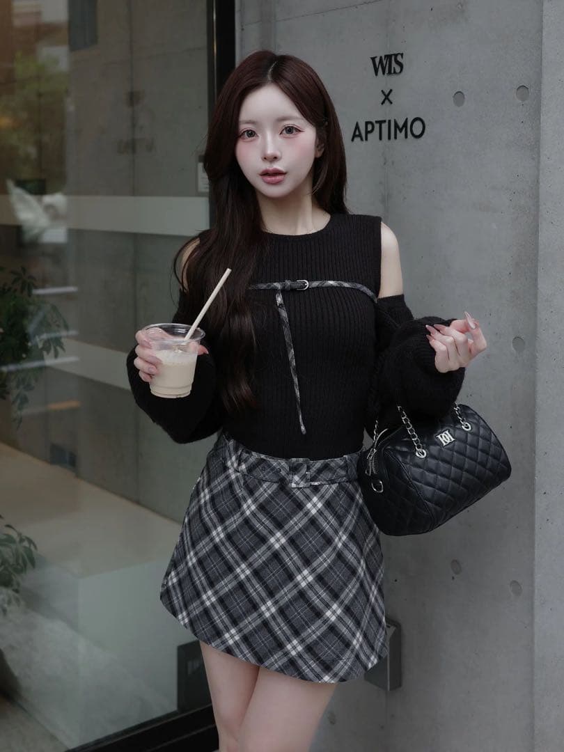 darich ドッキングミドルウエストニットミニワンピース ドッキングミドルウエストニットミニワンピース – Darich (ダーリッチ)