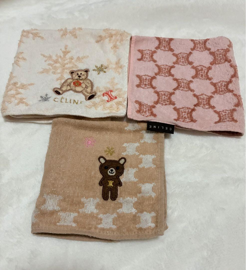 CELINEセリーヌ タオルハンカチ3枚セット - メルカリ