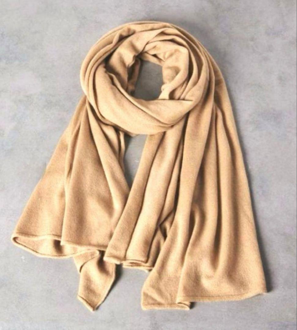 ☆美品☆カシミヤ100☆UNITED ARROWSニットストール ベージュ - メルカリ