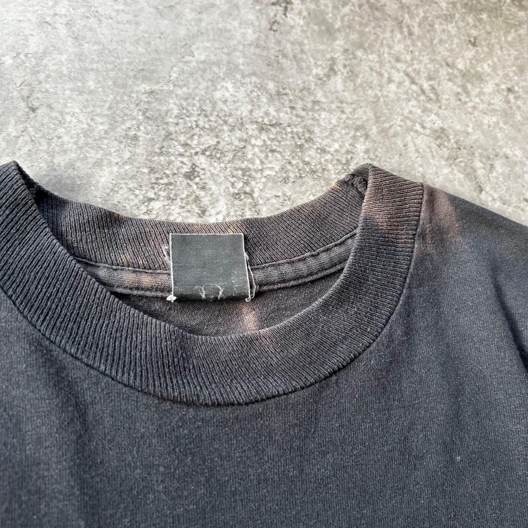 80s90s MTV ロンt USA製 ブラック XL相当 袖プリント - メルカリ