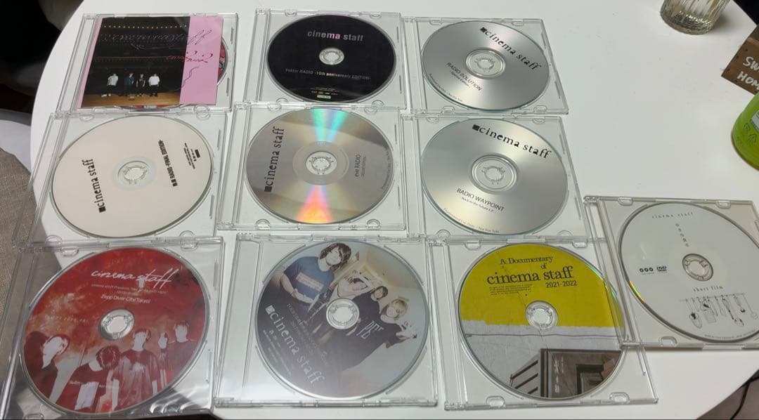 cinema staff 非売品CD&DVD等10枚セット　シネマスタッフ cinema staff 8th Full Album「PLASTIC YOUTH」 配信開始&新