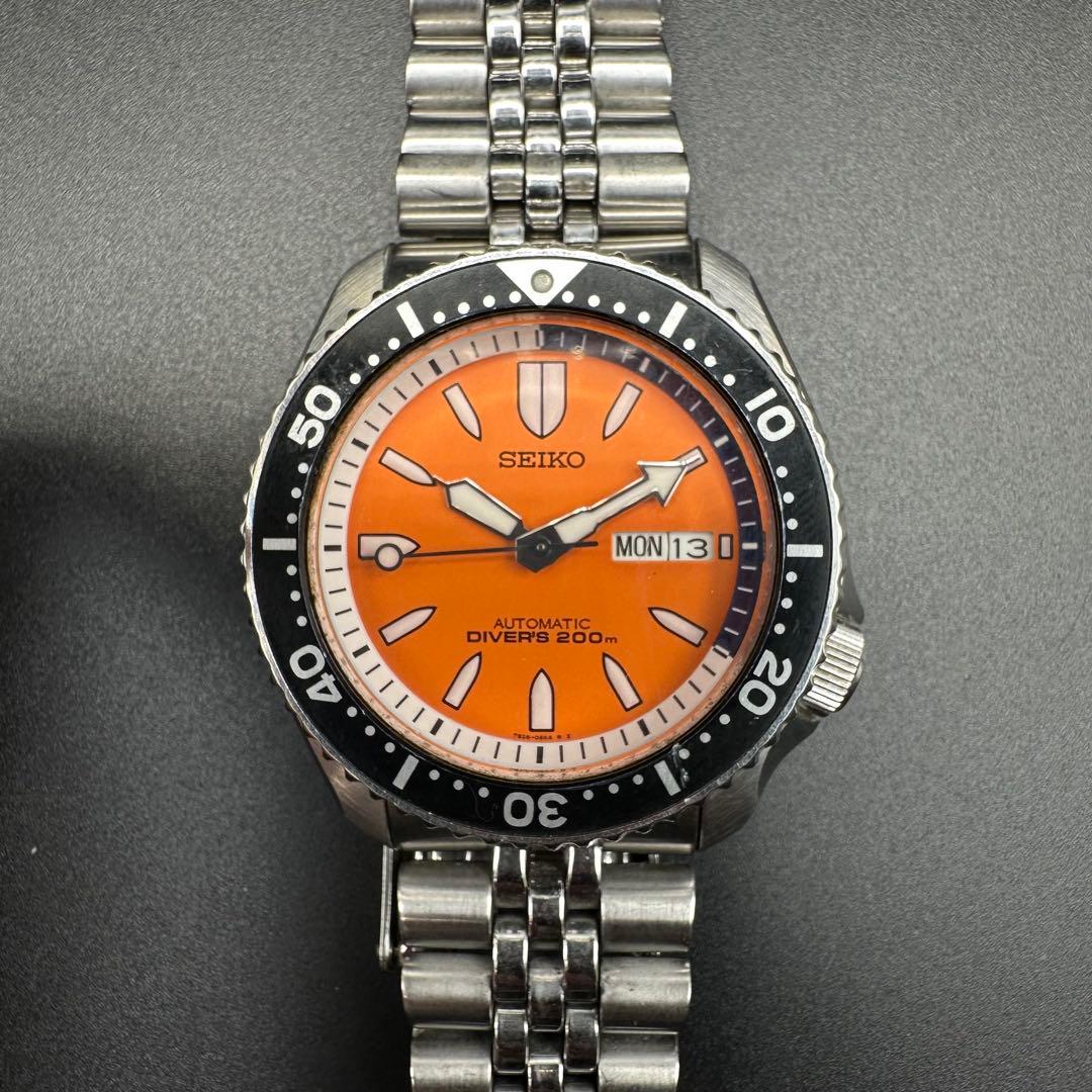 Seiko 7S26-02K0 SKXA55 オレンジバレット ダイバー - メルカリ