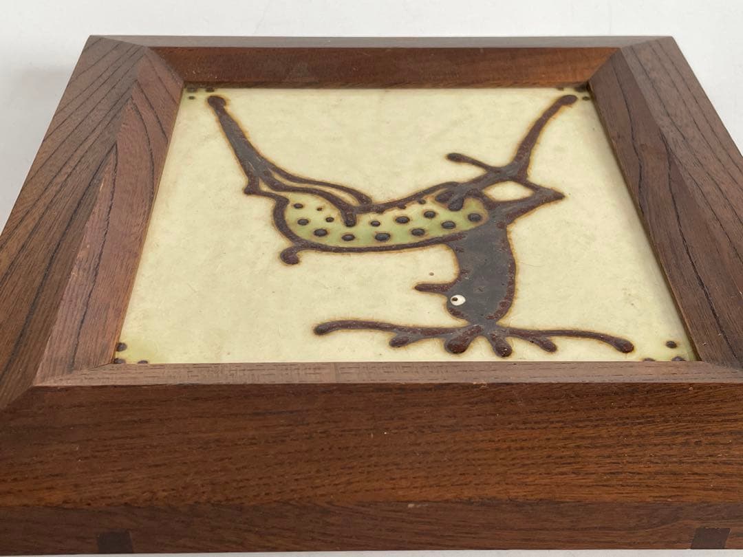 陶芸家 船木研児 船木研兒 舩木 陶板 陶額 鹿 シカ 民藝 民芸 - メルカリ