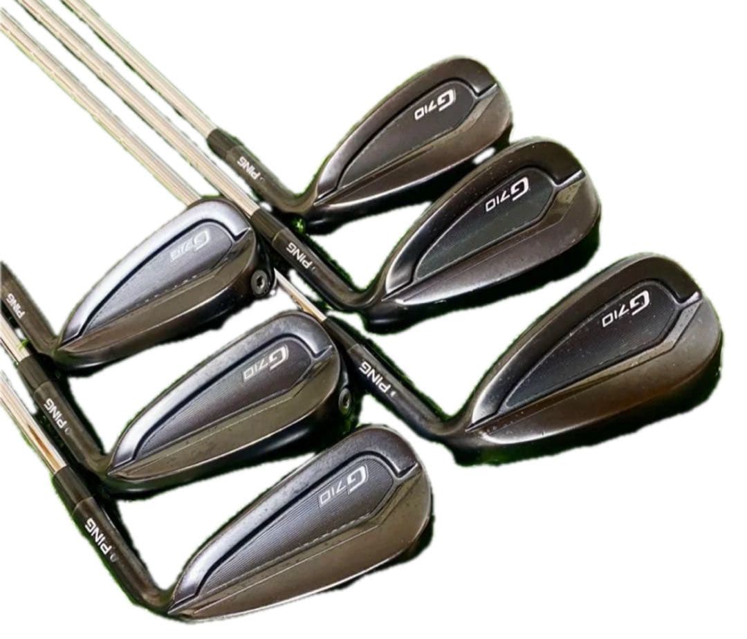 PING ピン G710 アイアンセット 6本 黒ドット フレックスS 右利き