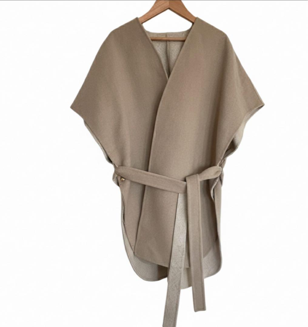 ♡美品♡ ドゥロワー ハウンドトゥースリバージレ 23AW 定価15万