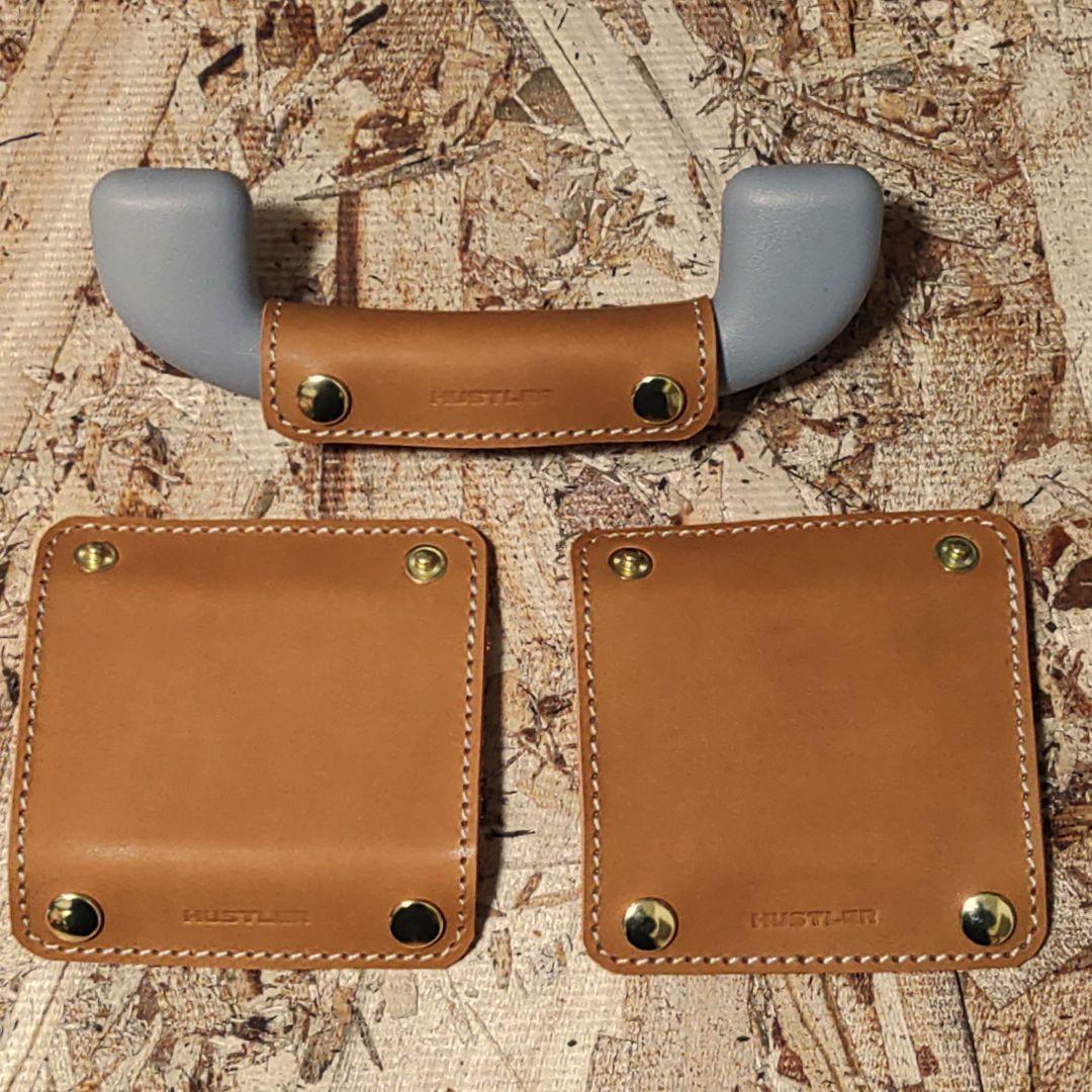 ハスラーカバー3種セット・キャメル、ステッチ白