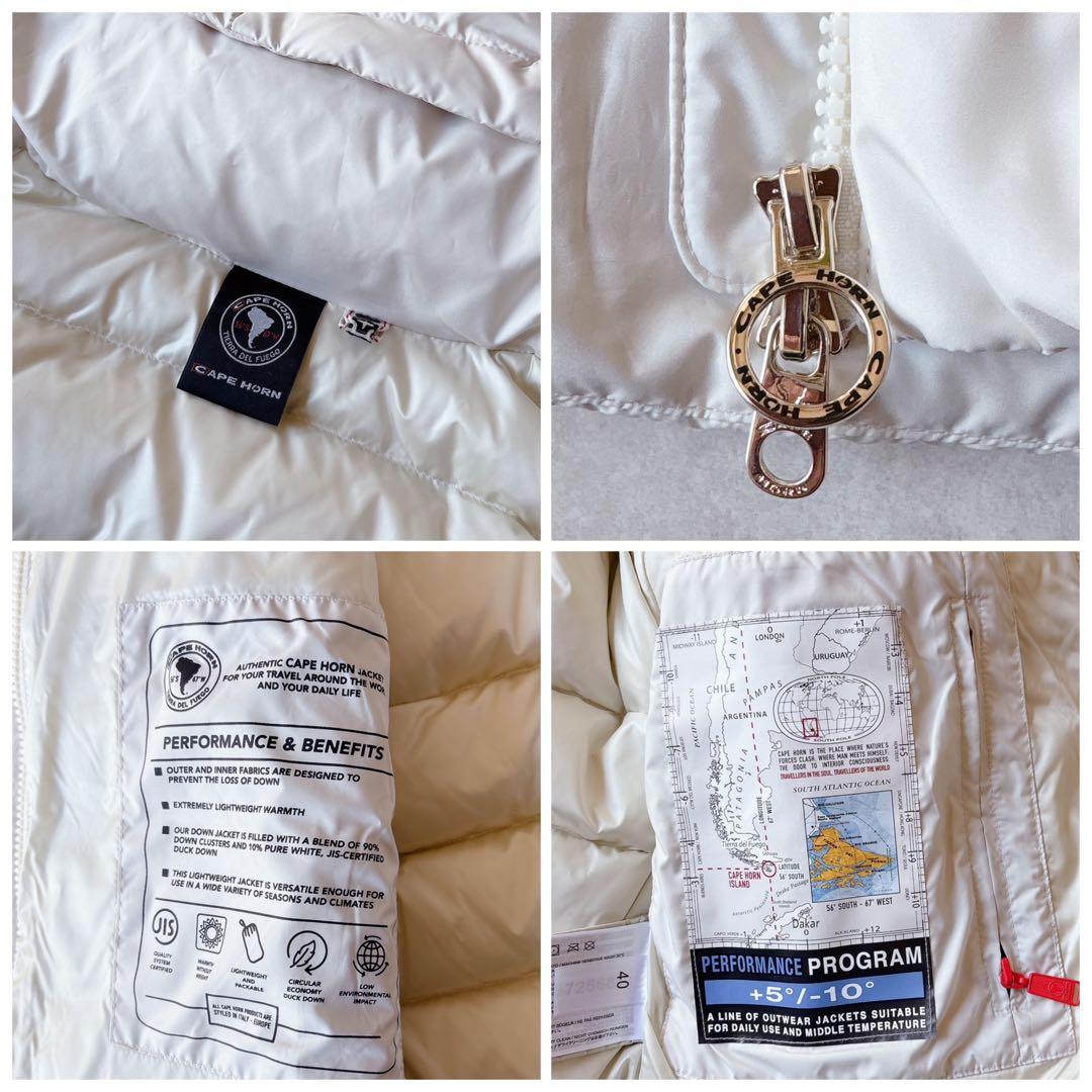 未使用☆CAPE HORN｜定価7万 ARENAL エコファーダウン 白 40 - メルカリ