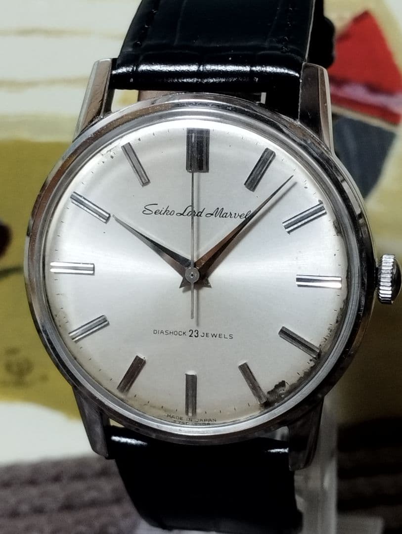 昭和国産腕時計】セイコーロードマーベル 23石 秒針規正付き OH済み