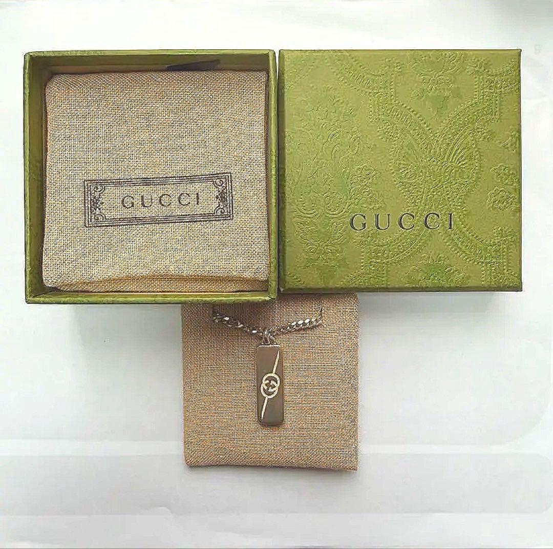 GUCCI ダイアゴナル インターロッキングG ネックレス ダイアゴナル インターロッキングG ネックレス ・スターリングシルバー