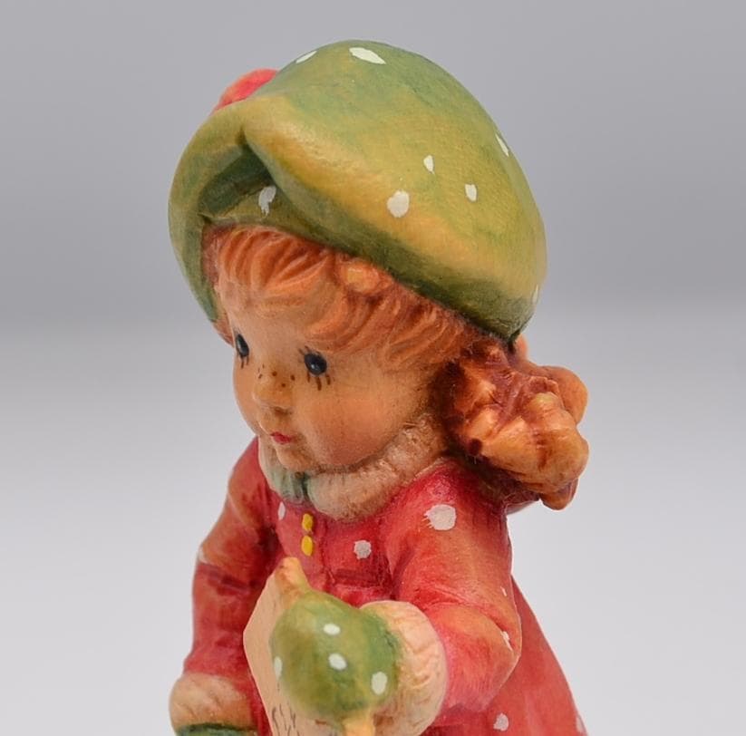 速達 アンリ ANRI サラケイ 木彫り人形 イタリア 高さ11cm 限定品