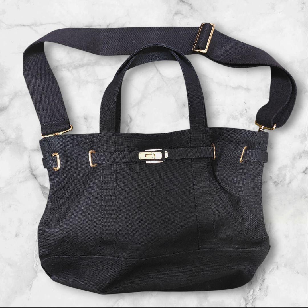シータパランティカ キャンバストートバッグ×ショルダーバッグ 2WAY 大
