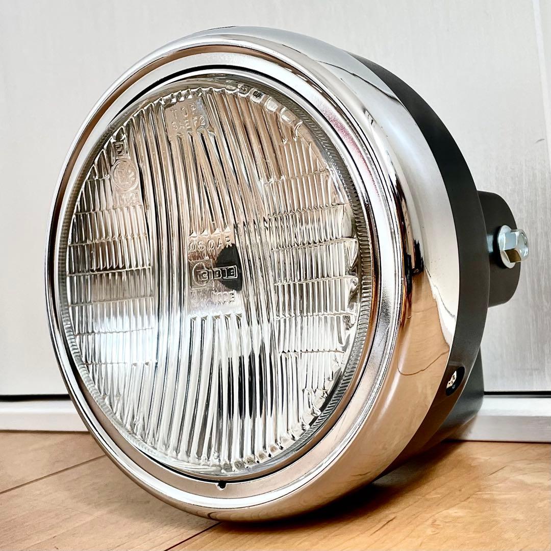 当時物 CIBIE シビエ 凹み ヘッドライト CB400F ホーク マーシャル