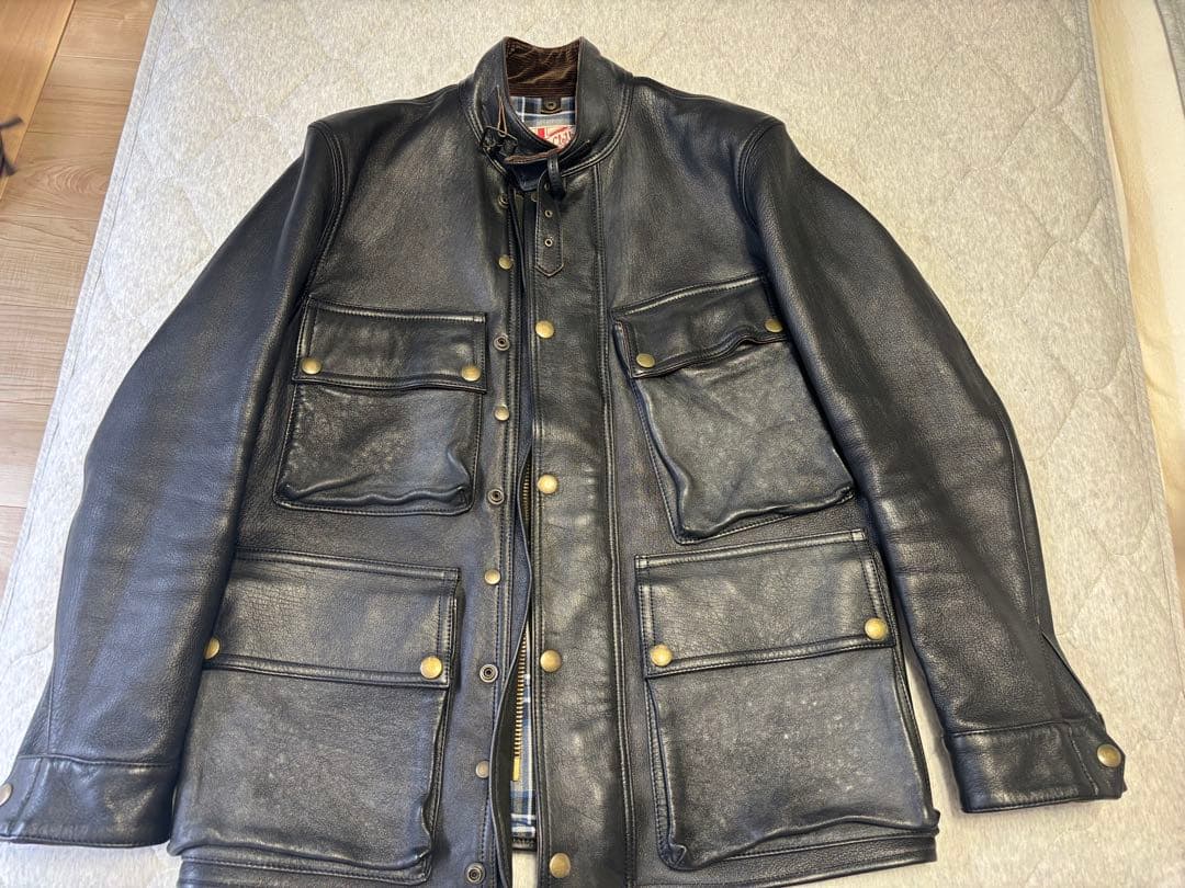 アディクトクローズ　AD-10 BMC JACKET (SHEEP) 40 AD-10 SHEEPSKIN BMC JACKET – ADDICT CLOTHES JAPAN