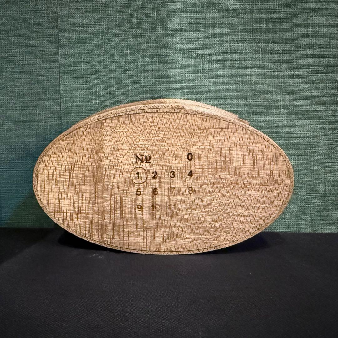 IFUJI OVAL BOX type-R #1 GREY▶︎草木染 - メルカリ