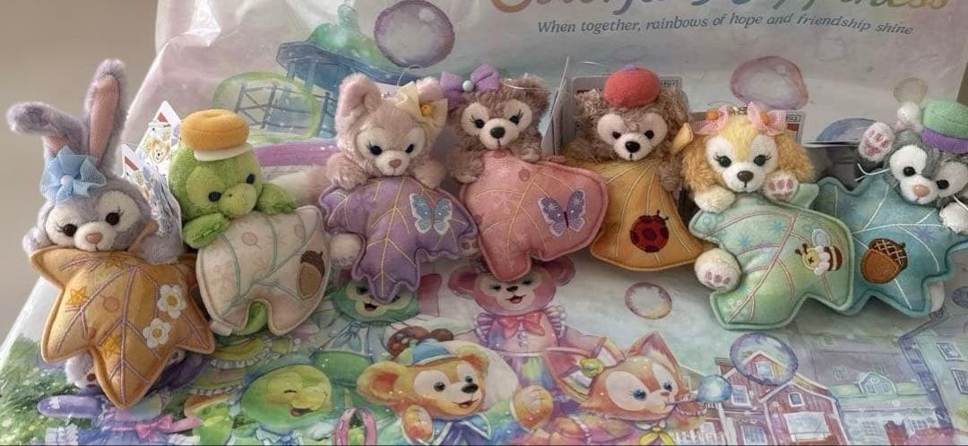 ダッフィーフレンズ ウィッシングウィングス ぬいぐるみ チャーム 7個