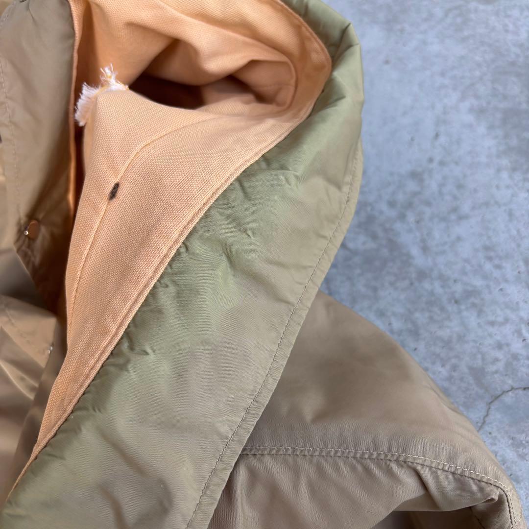 XXLサイズ L.L.Bean コーチジャケット ベージュ チンスト USA製