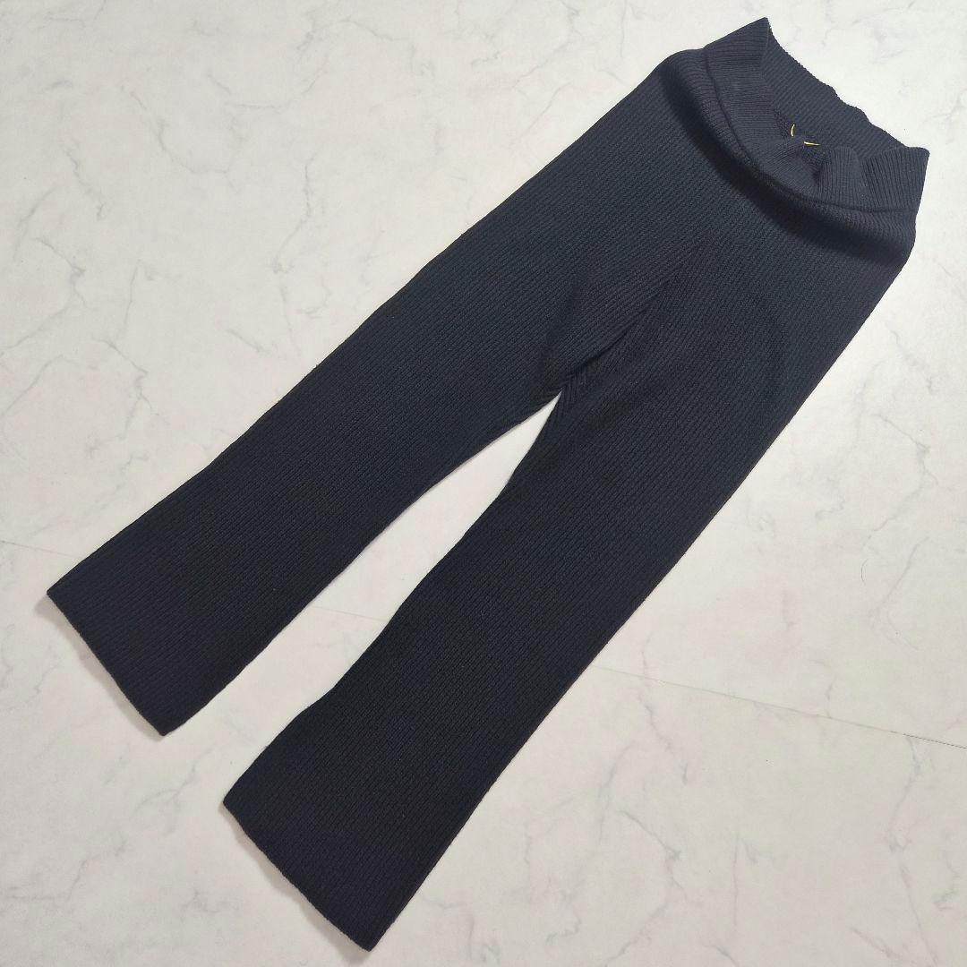 美品】ドゥーズィエムクラス Attractiveパンツ ストレートパンツ 黒