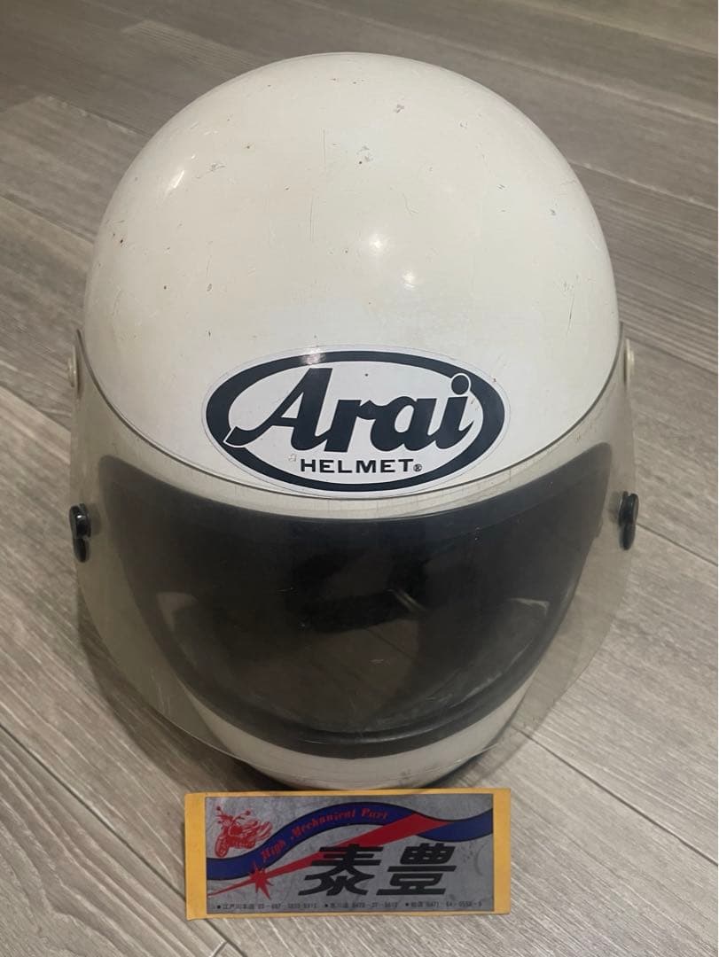 再値下げ】 当時物 フルフェイス ヘルメット 族ヘル Arai - メルカリ