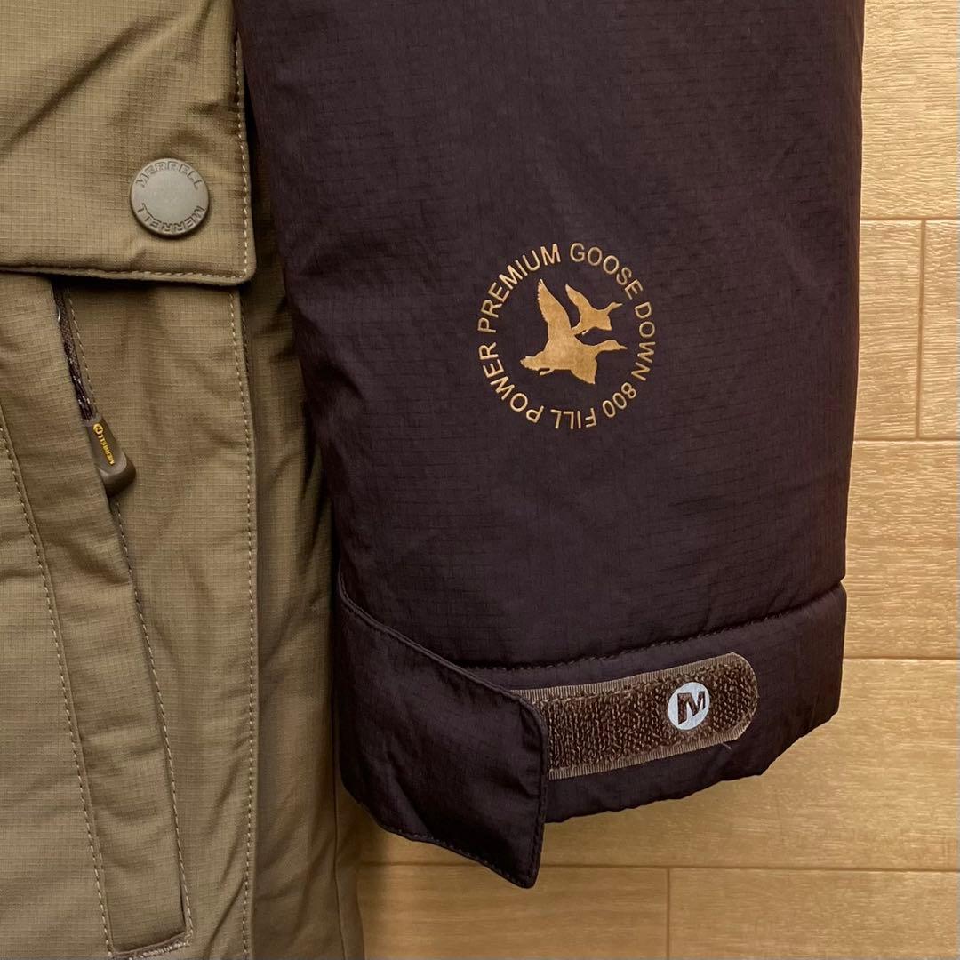 美品 MERRELL ダウンジャケット L ダウンコート ダウン 800フィル