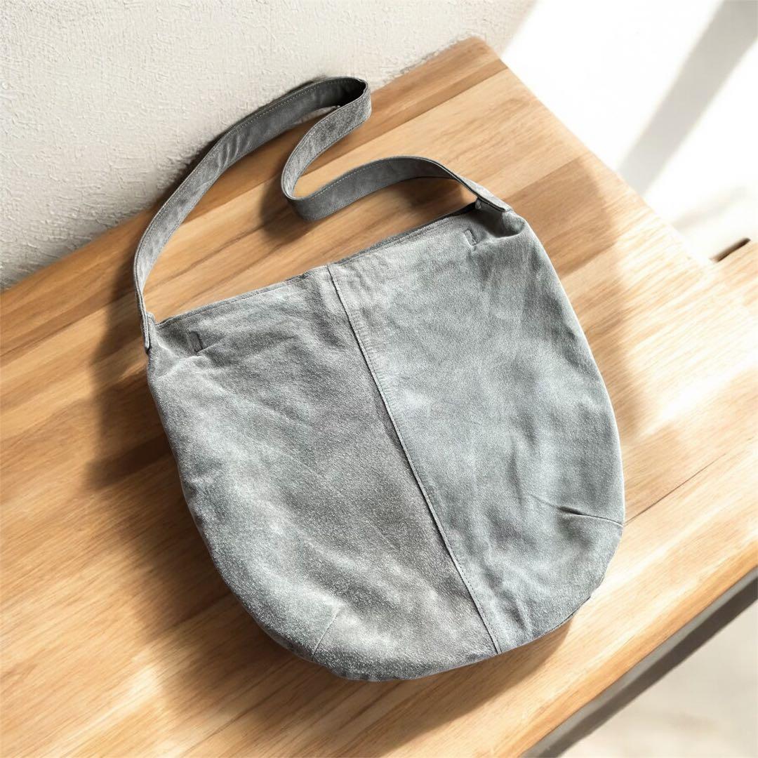 美品】北欧暮らしの道具店 撥水スエードの2WAYトートバッグ グレー