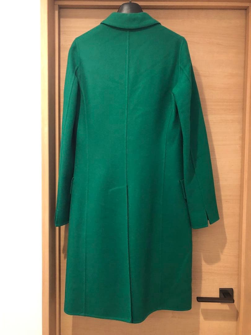 エミリオプッチ EMILIOPUCCI ハーフコート ウール 38 グリーン