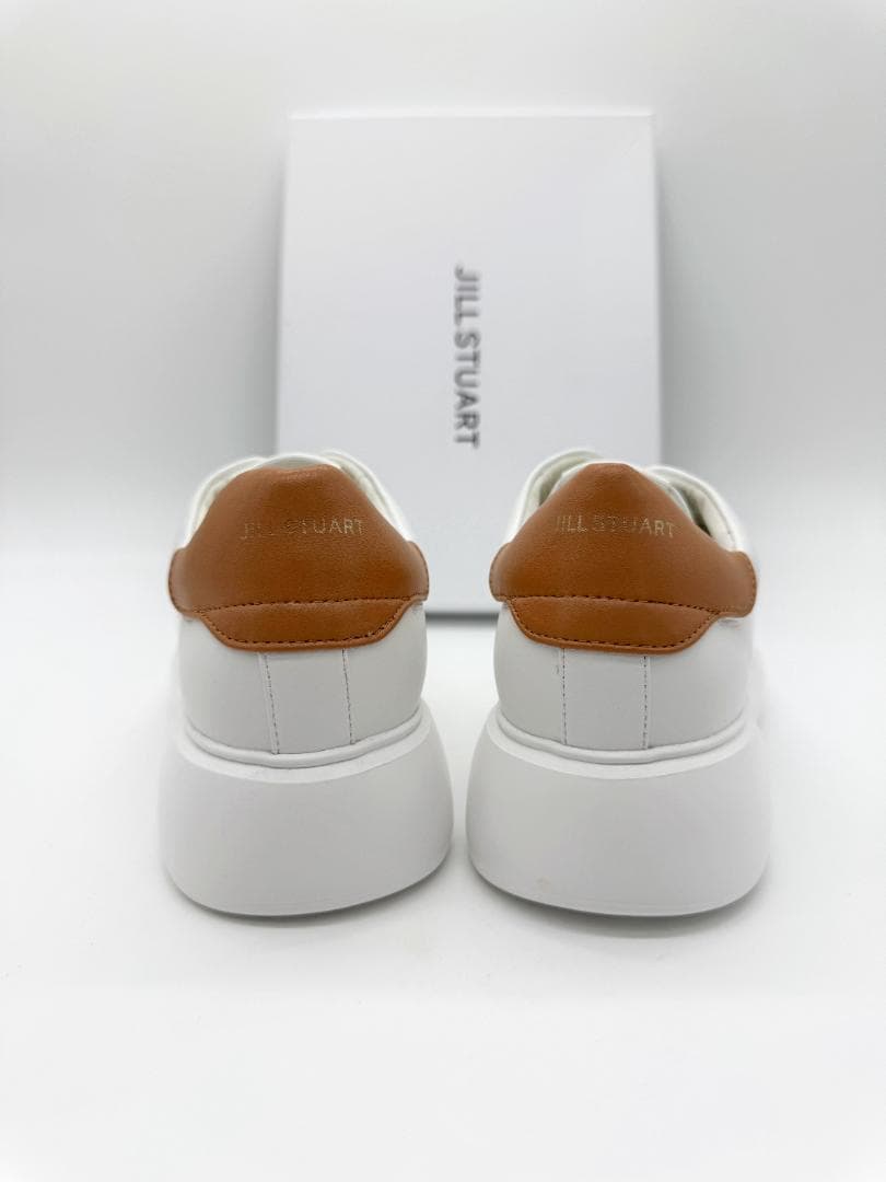 新品 ジルスチュアート 厚底 スニーカー ホワイト 24.0cm