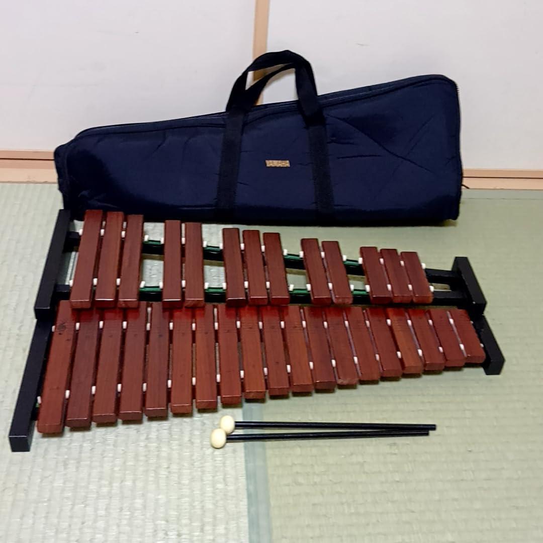 YAMAHA　卓上木琴 TX-6　32音 打楽器　廃盤品　収納ケース付き Amazon.co.jp: ヤマハ YAMAHA 卓上木琴 32音 マレット付 TX-6 : 楽器