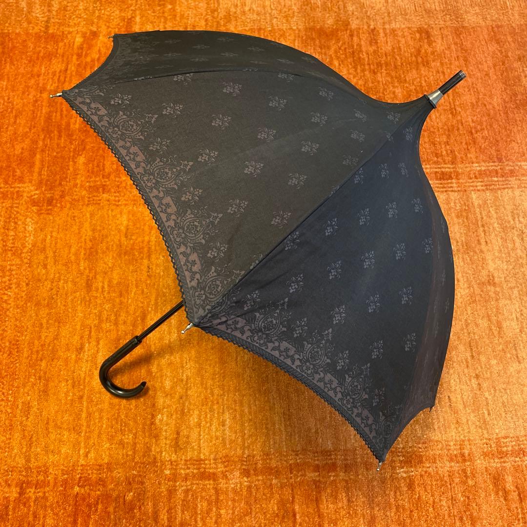 美品】アナスイ ANNASUI パゴダ傘 日傘 長傘 ブラック 遮光 - メルカリ
