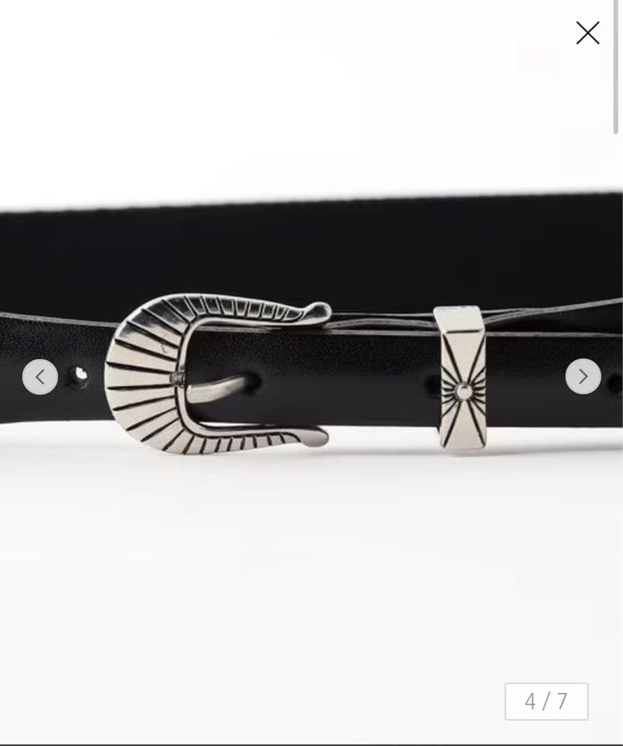 ＜TOGA TOO＞CONCHO LETH ベルト TOGA TOO＞CONCHO LETH ベルト