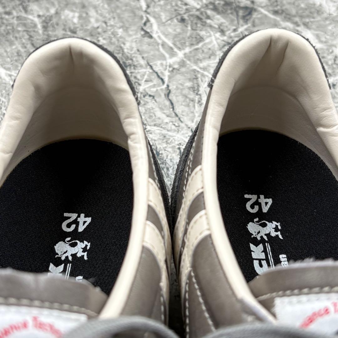 【未使用】 パトリック アイリス スニーカー 26.5cm グレー レザー