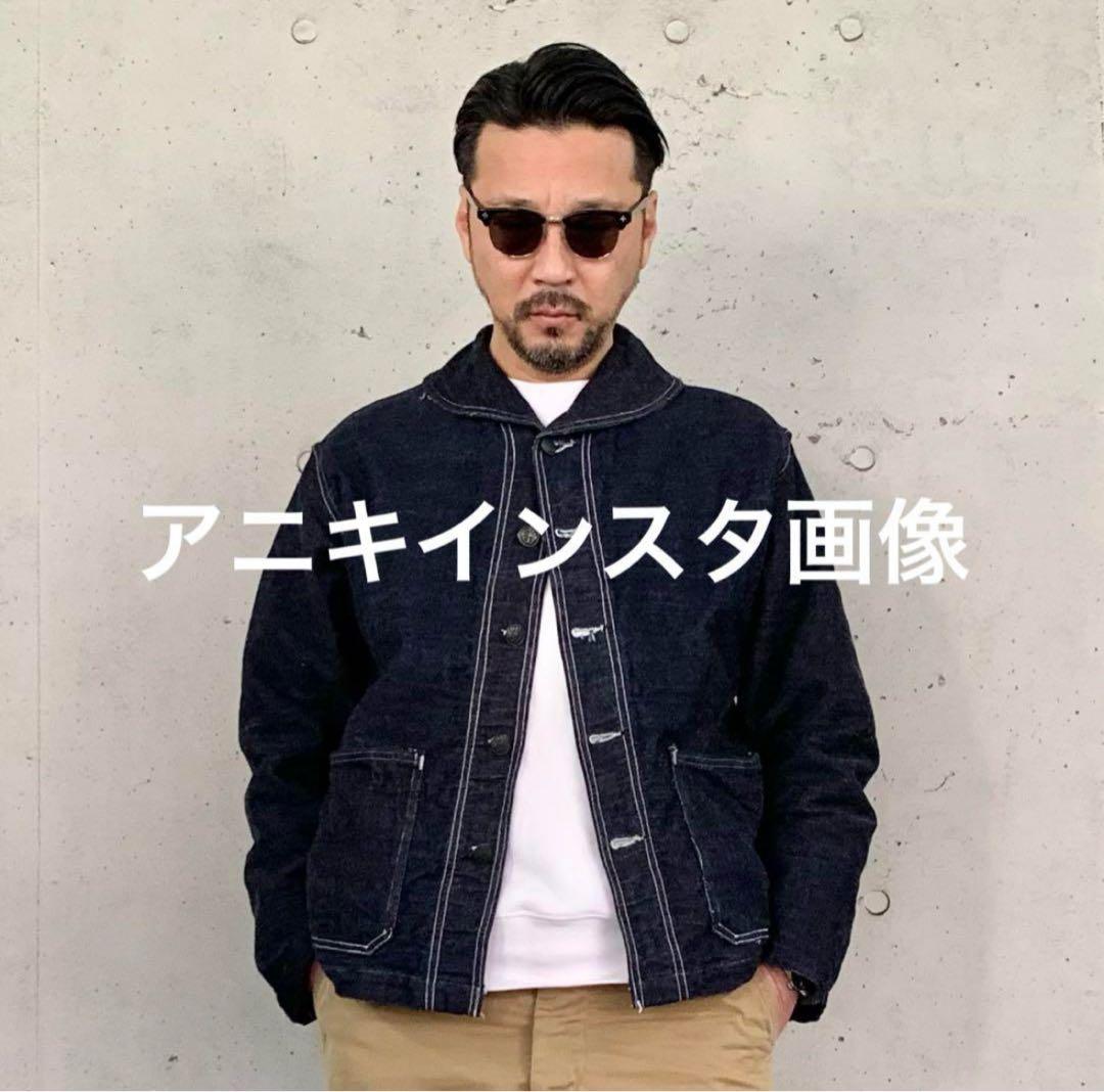 ワンピースオブロック× Foremost ショールカラーデニムジャケット 42