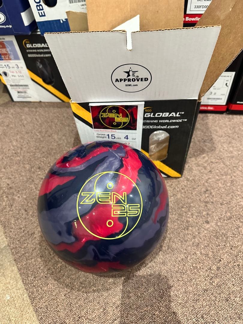 【新品】900グローバル　ゼン25 ボウリングボール 15ポンド 900グローバル ゼン25 ボウリングボール – 「K Style」ボウリング専門