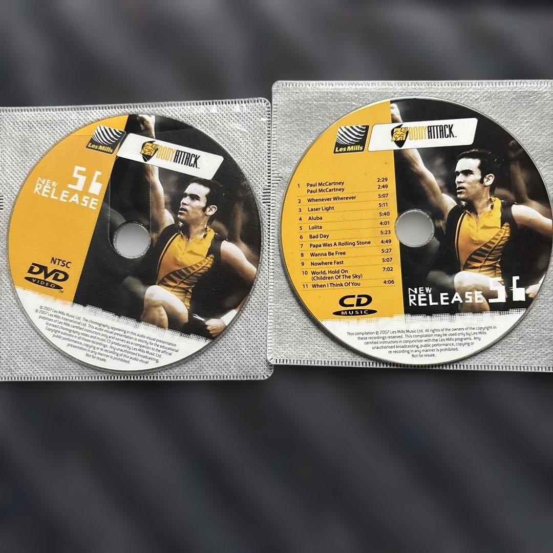 ヒロユキ　レズミルズ　ボディアタック DVD/CD セット 56-59