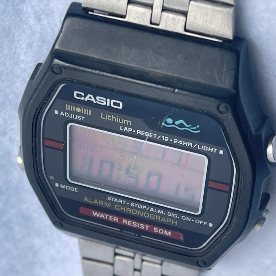 中古】CASIO 152 Wー20 アラームクロノグラフ スイマー - メルカリ