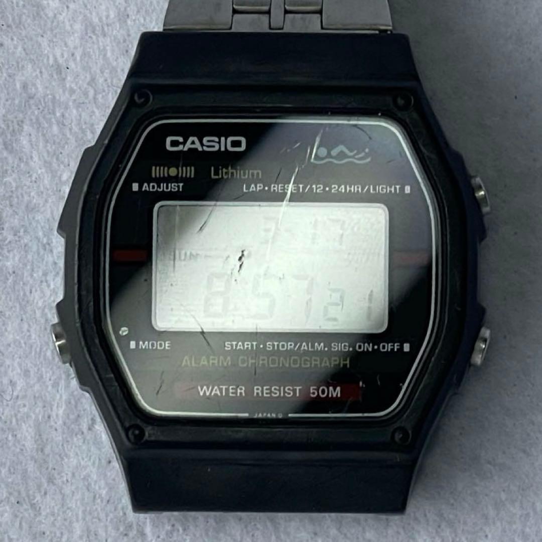 中古】CASIO 152 Wー20 アラームクロノグラフ スイマー - メルカリ