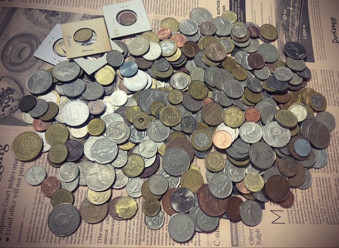 外国貨幣 古銭 まとめ売り 1.6kg - メルカリ