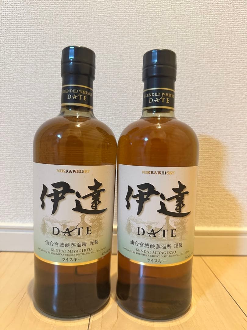 ニッカ　ウイスキー　伊達2本セット③ ニッカウヰスキー（NIKKA WHISKY） ニッカ ウイスキー飲み比べセット