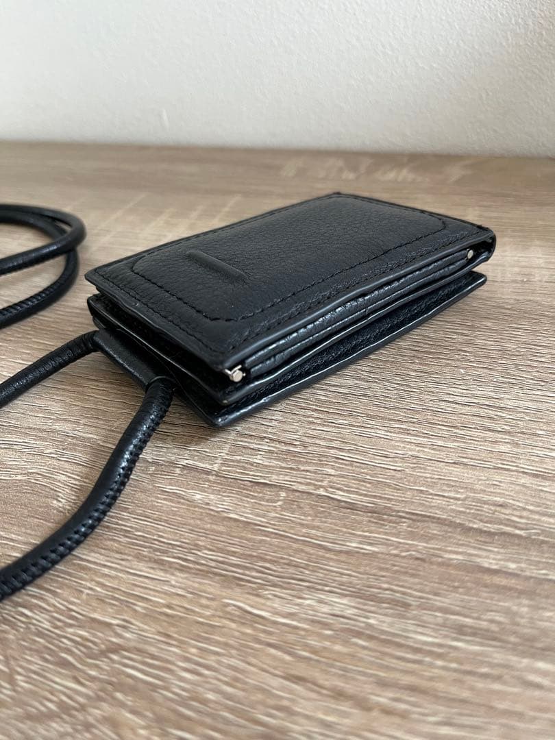 objcts.ioストラップ一体型ウォレット レザー製 iPhoneケース セット / ストラップ付スマホケース / スマホ