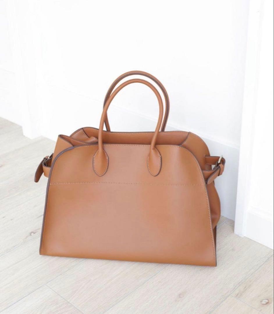 値下げ リアルレザートートバッグ 大収納 the ROW マルゴー 風デザイン