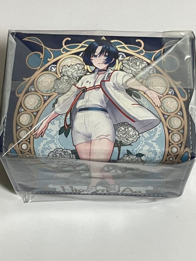 混沌の女神様 ホロライブ 合皮製デッキケース ミュシャ風 火威青