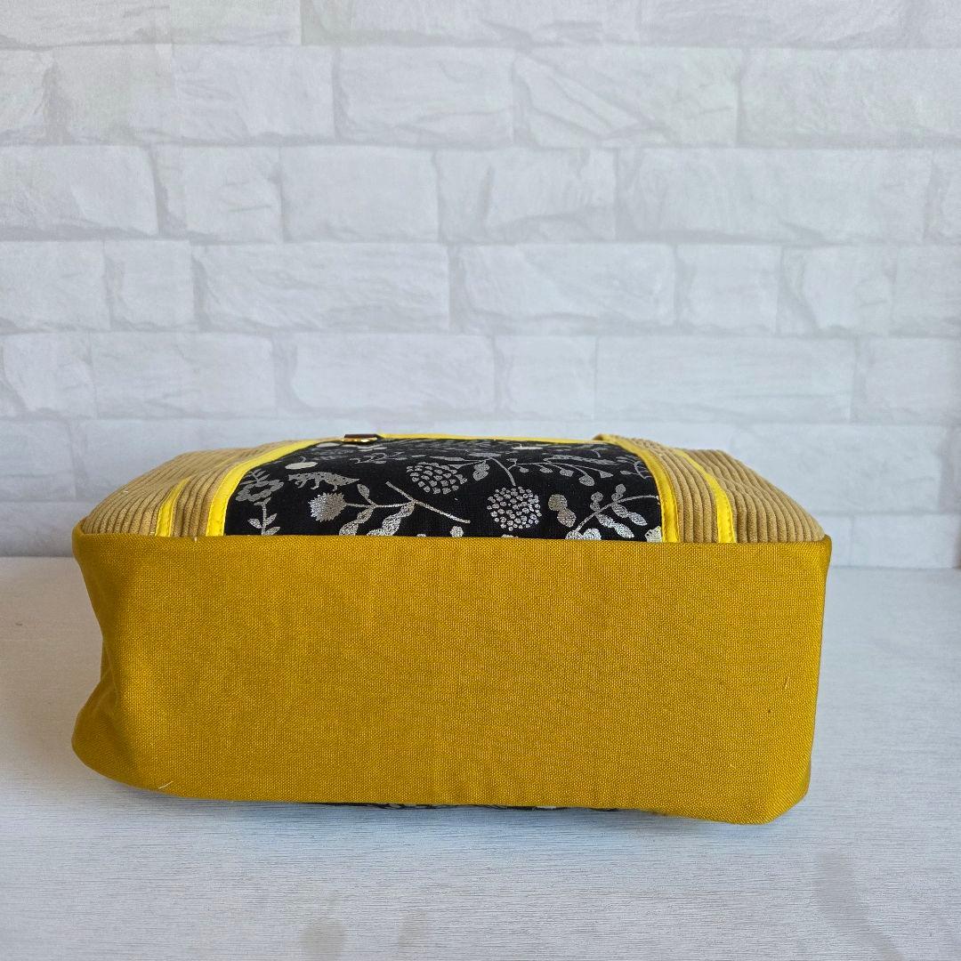 JUNE様 丸型ボストンバッグ コーディロイ ハンドメイド